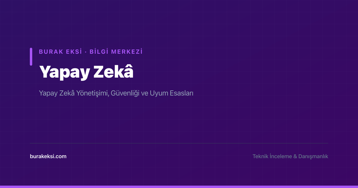 Yapay Zekâ Kategori Kapağı